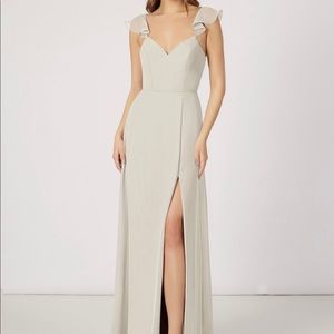 Azazie Everett Bridesmaid Dress in Frost